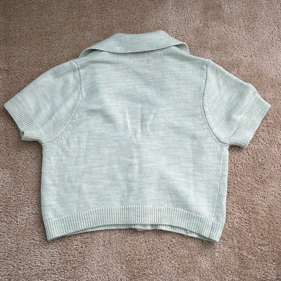 Show Me Your MuMu Cropped Collared Sweater - Picture 4 of 4